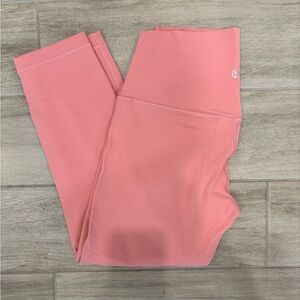 Lululemon Align high rise leggings size‎ 8 in pink tide 23”